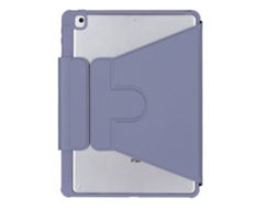 Capa Com Teclado Bluetooth Para Ipad 9.7/2018/2017 Capa Giratória Em Acrílico Com Touchpad E Retroiluminação 3 Cores, Layout Pt, Roxo