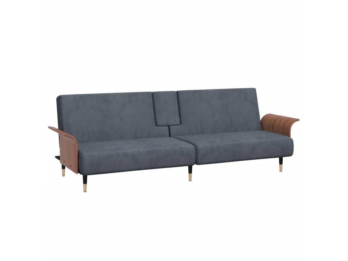 Sofa Bed, Sofa Beds Vidaxl Cinzeto Veludo (n/a)
