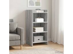 Vidaxl Buffet Sonoma Cinzento 40 X 36 X 80 Cm Derivados De Madeira