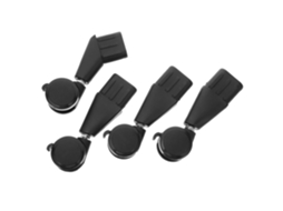 Conjunto De 4 Rodízios Silenciosos De Reposição Para Cadeiras De Escritório, Alta Resistência, Com Haste