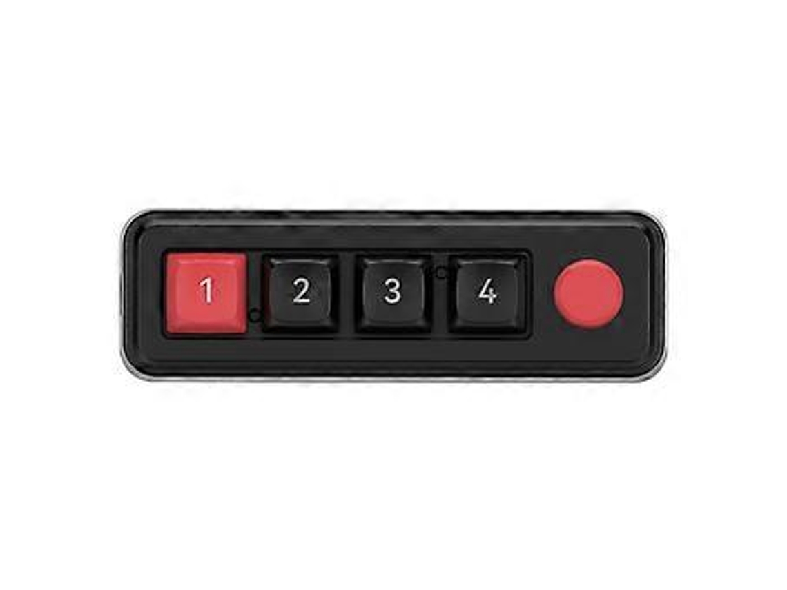 Mini Teclado Gamer De 4 Botões Com 4 Teclas Programáveis Ââe Efeitos De Luz Led Colorida Vibratória, Porta Usb C Dupla Aquaforge