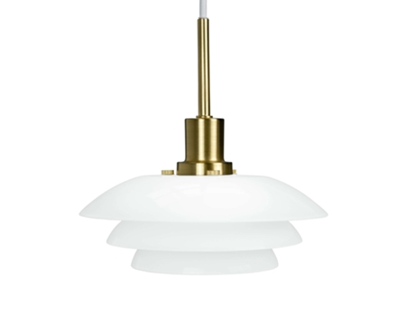 DL20 Candeeiro opala/latão DYBERG LARSEN 20x20x31