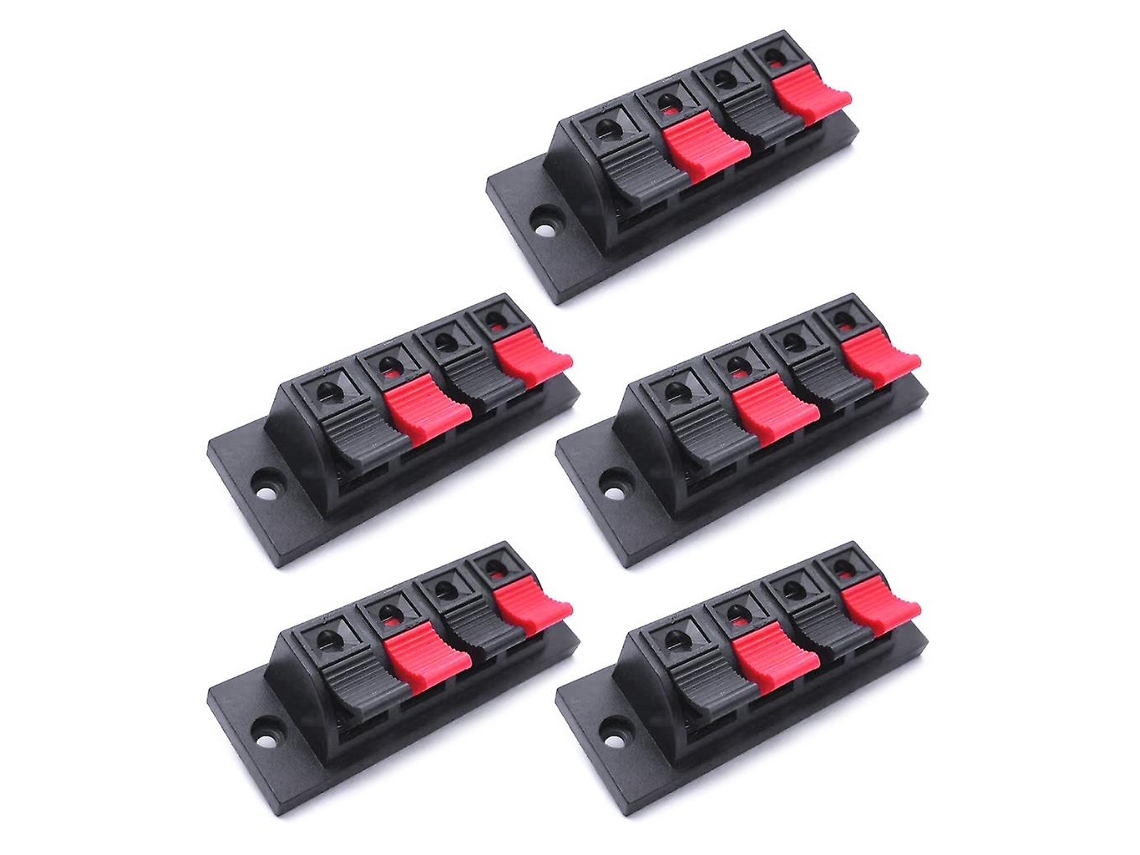 Posição Estéreo Do Conector 4 Da Liberação Do Impulso Da Forma Da Tira Do Orador Do Bloco Terminal