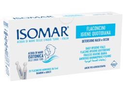 Isomar Solução Isotónica Água Do Mar Higiene Diária 20 Frascos Monodose 5 Ml Isomar