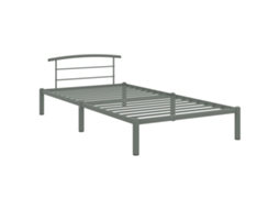 Estrutura de Cama 90x200 Cm Metal Cinzento MAISON EXCLUSIVE