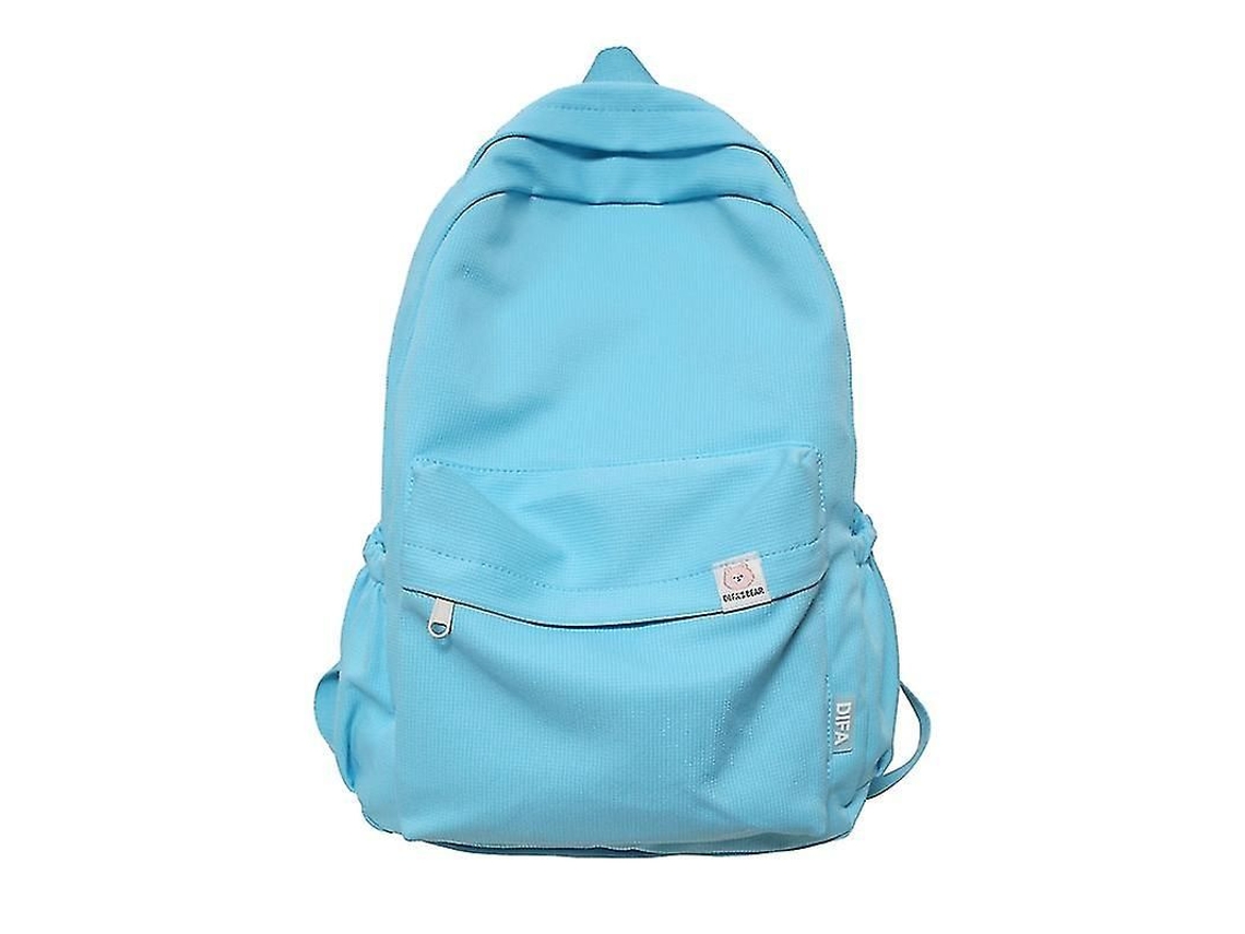 Mochila Impermeável de Nylon para Mulheres com Zíper, Cor Sólida, 20 35l | S/MARCA