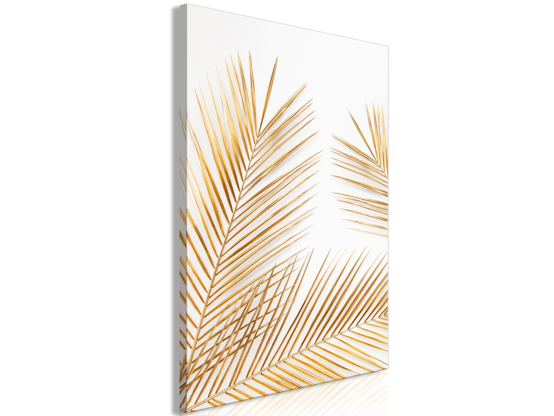 Quadro ARTGEIST Golden Palm Leaves (1 Part) Vertical (60x90)