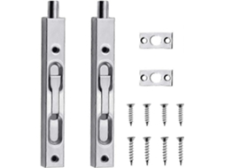 Trava De Porta Embutida De 6 Polegadas Com Alavanca Deslizante, Trava De Porta Oculta Com Parafusos, Adequada Para Portas, Janela Aquaforge