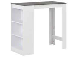 Bar Table, Bar Tables Vidaxl Branco Madeira Processada (n/a)