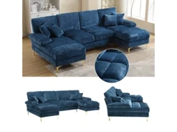 Sofá Modular Moderno LYYTUNG em Chenille com 2 Lugares de Reclinar para Sala, quarto Ou Escritório
