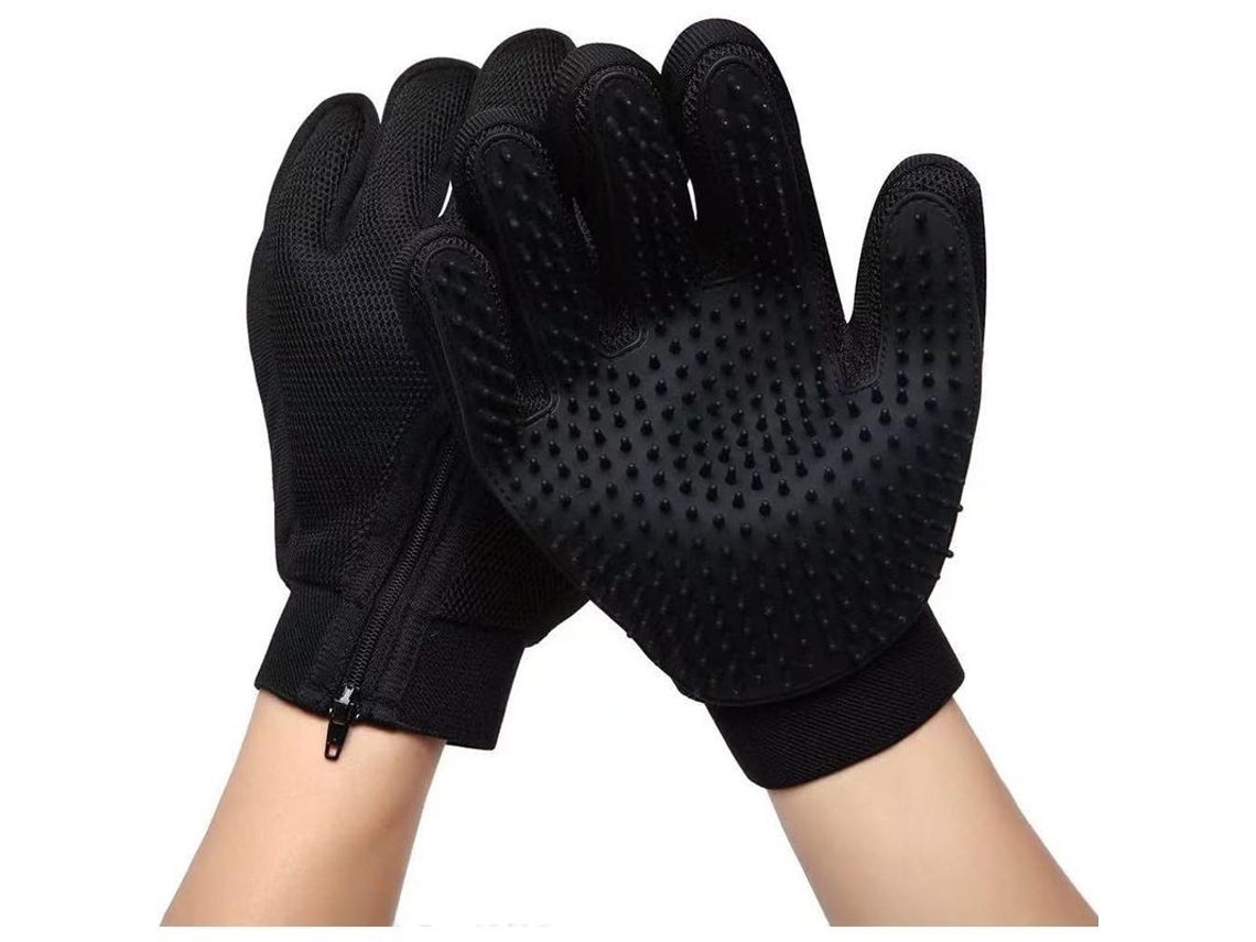 Guantes De Toalla Para Mascotas - Deshilachado Premium Para Aseo Fácil Y Sin Desorden, Removedor Suave De Pelo De Mascota