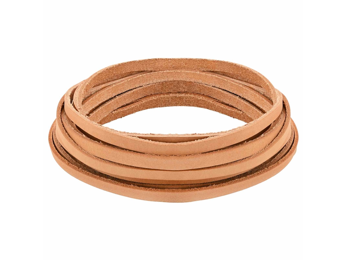 Conjunto 1 Material De Artesanato Vidaxl Castanho Couro (1000 X 0,6 Cm)