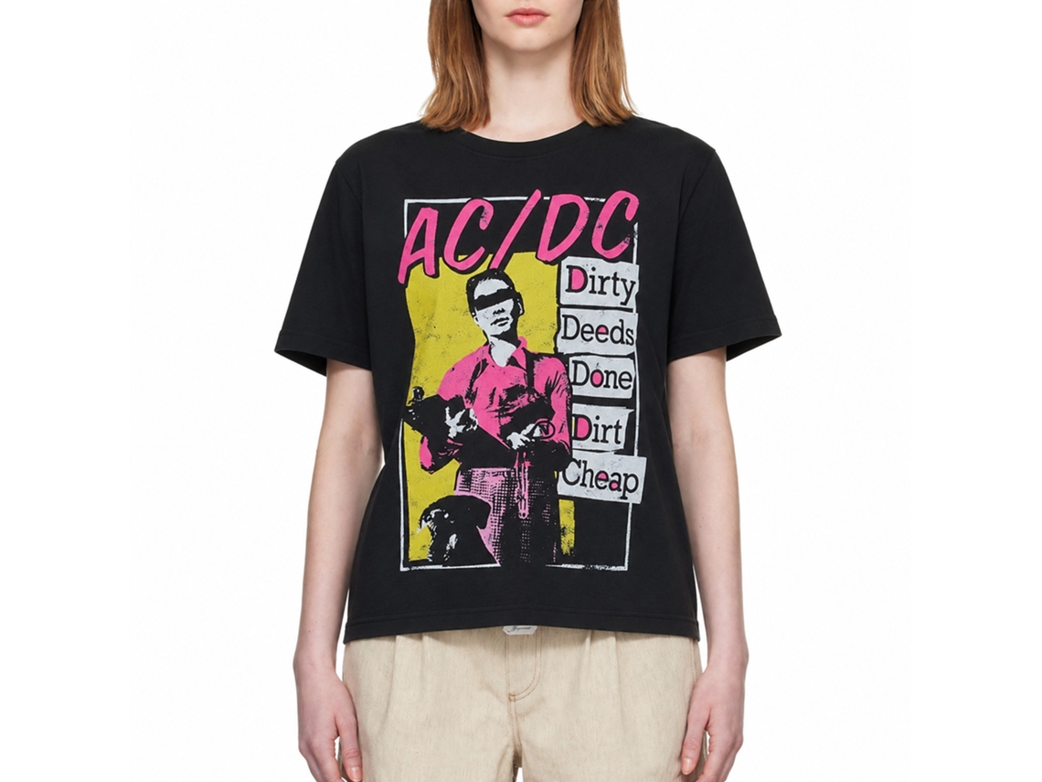 Ac/dc In Line T-shirt Unisex Adults Size:xxl