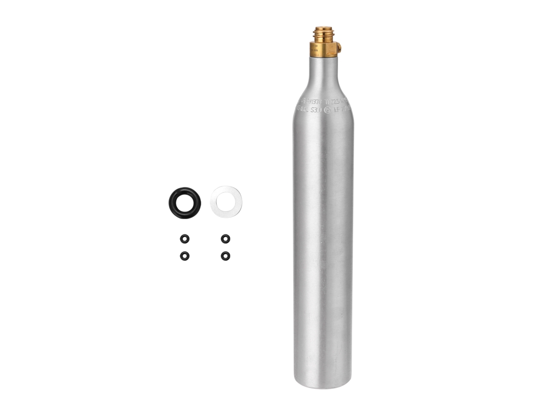 Garrafa Cilindro de Água com Gás 0.6l Adaptador Recarga Soda Cga320 Sodastream S/MARCA