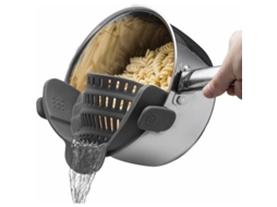 Cesto de colher de silicone Nova Line com clipes, resistente ao calor para legumes e massas | S/MARCA