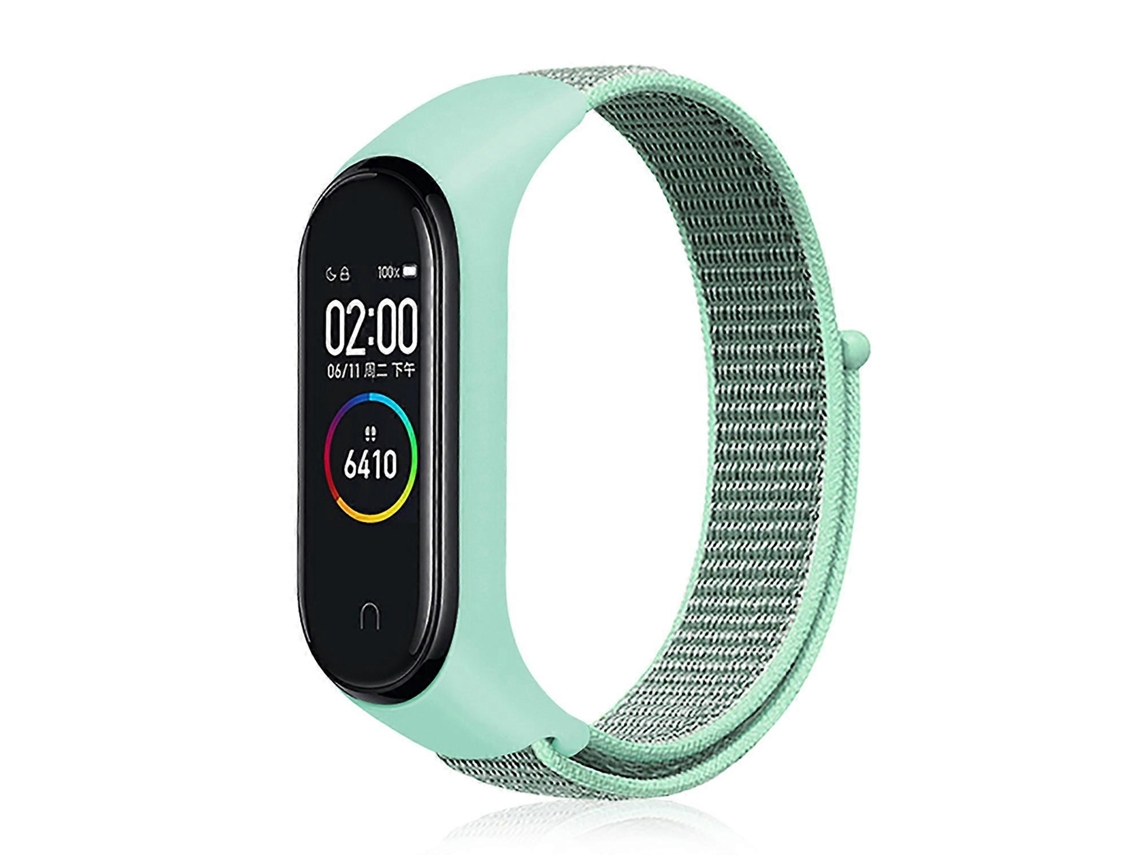 Pulseiras De Nylon Trançado Para Xiaomi Mi Band 6 (azul Marinho)