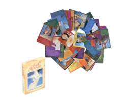 Mali baralho de Tarot em Inglês para Adivinhação e Jogos Interativos 50 Cartões de Papel Holográfico