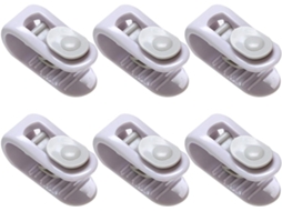 Conjunto De 6 Prendedores Lençol Com Fecho Antiderrapante Para Fixar Lençóis, Colchas E Protetores De Colchão Em Casa Ou