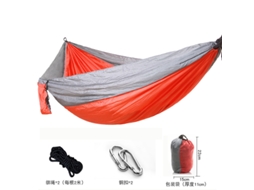 Rede de acampamento em nylon, portátil, para uma ou duas pessoas, 270x140 cm | AQUAFORGE | AQUAFORGE