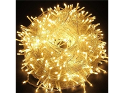 Cordão de Luzes Led À Prova D'água, 220v, Padrão Europeu MDUG (luz Quente, 20m, 200 Leds)
