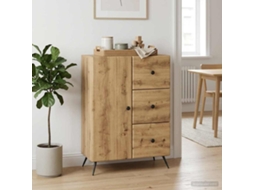 Vidaxl Buffet Carvalho Arttisan 66 X 34,5 X 90 Cm Derivados De Madeira