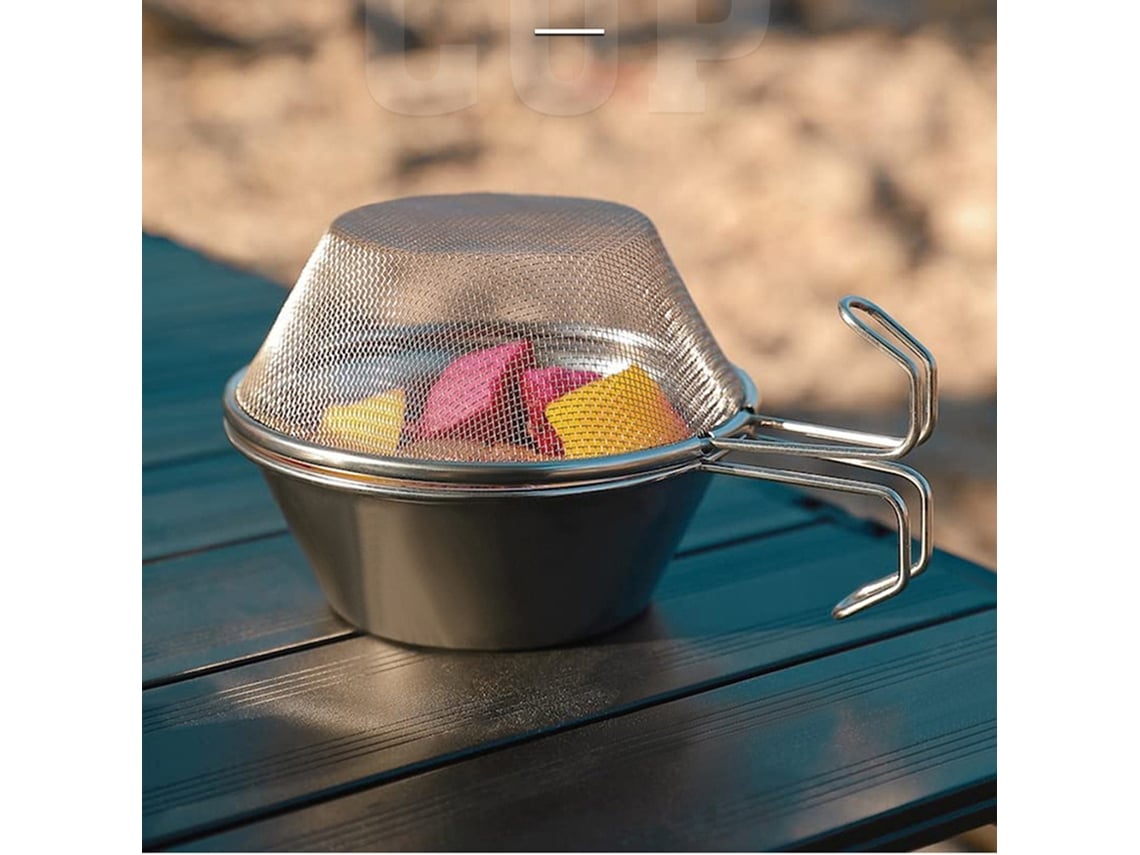 Cômoda de Aço Inoxidável para Camping