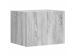 Armário de TV de Parede Cinza Sonoma MAISON EXCLUSIVE (60x31x29.5 cm)