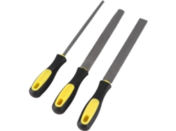 Conjunto De 3 Raspadores Madeira Com Dentes Grossos, Kit Ferramentas