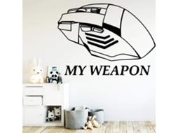 Adesivos Muraux, Amovible Mon Citation D'arme Papier Peint Chambre D'enfant Adesivos Muraux Pvc Deca 30x40cm