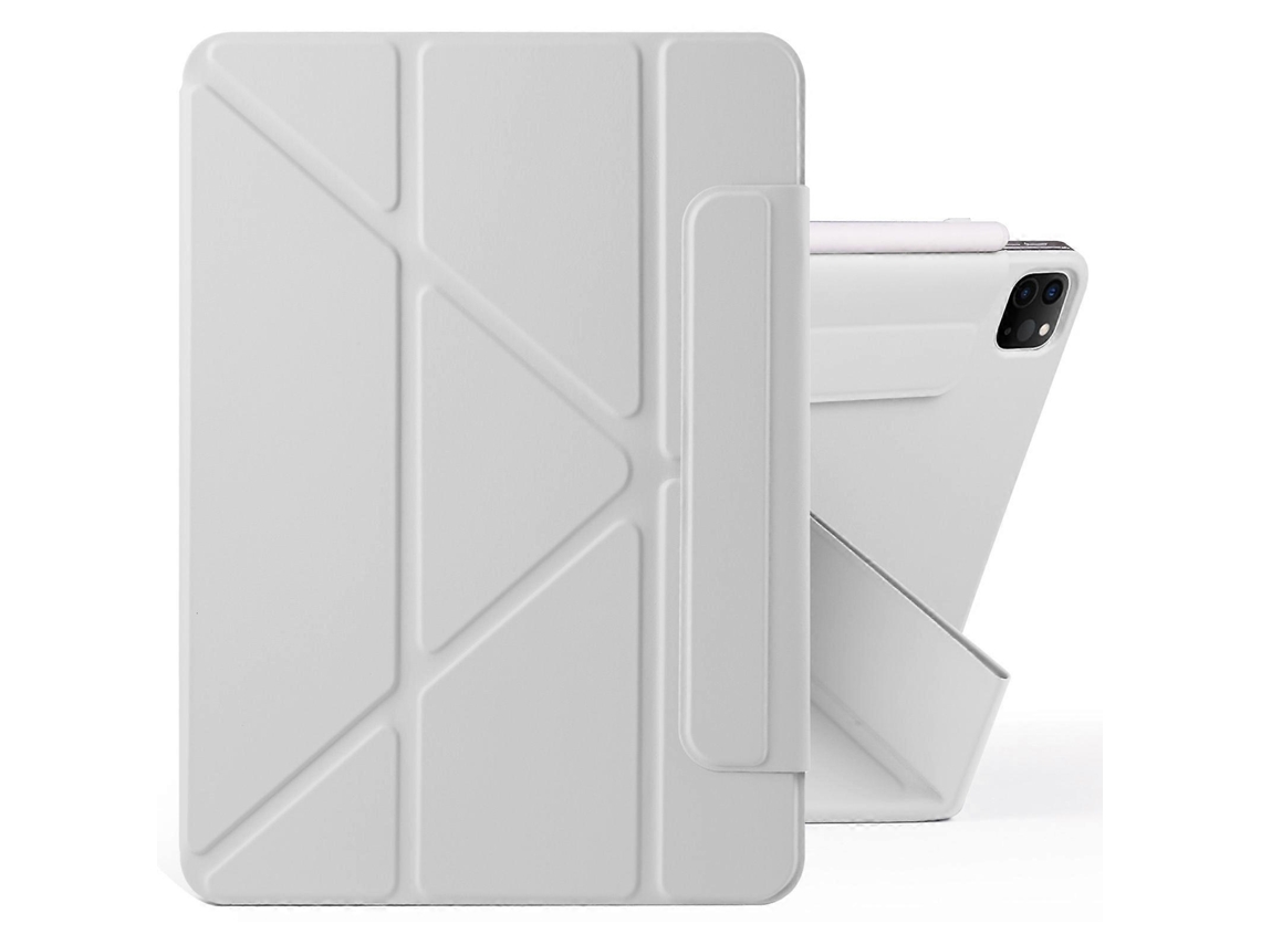 Capa de couro Webake para tablet com deformação magnética e fivela fixa