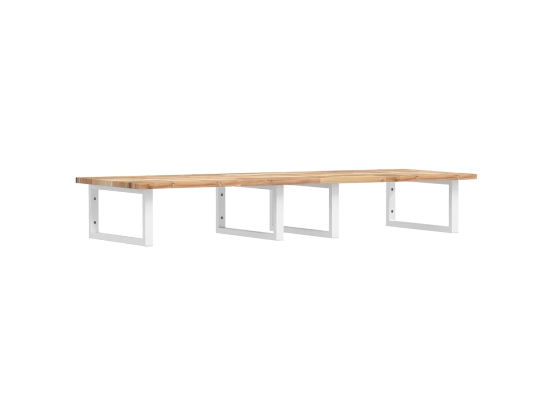Basin Shelf, Basin Shelves Vidaxl Marrom Madeira De Acácia (140 X 50 X 2 Cm)