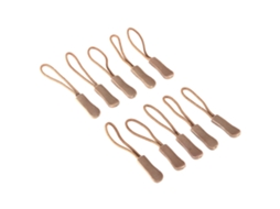 10 Unhas para Fivela de Zíper Corda Khaki