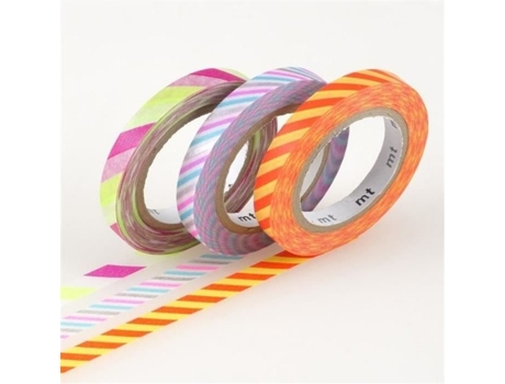 Fita Adesiva Slim Twist B - Conjunto 3 Rolos 6mm x 10m