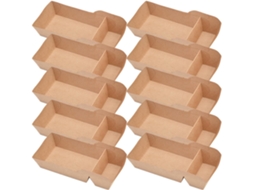 Conjunto De 40 Caixas Papel Para Lanches Uonlytech, Design Dobrável, Capacidade De 440ml, Ideal Para Festas E