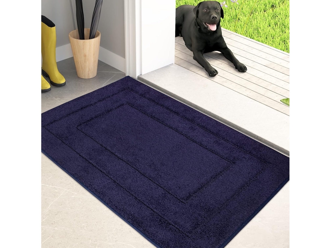 Tapete De Entrada Ehstmind Porta Dirt Trapper Antiderrapante Deslizante Lavável Máquina Multicor (100x50x50cm)