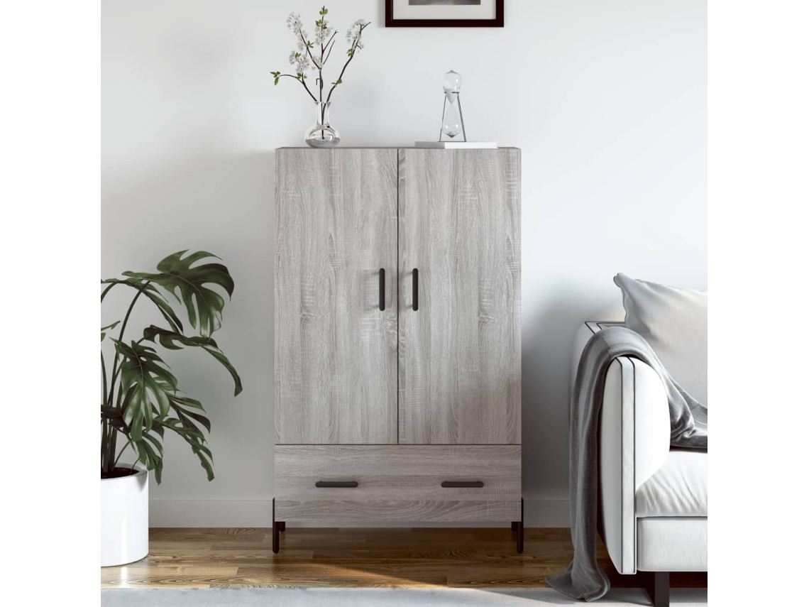 Gabinete alto Derivados de madera 69,5x31x115cm Gris Sonoma
