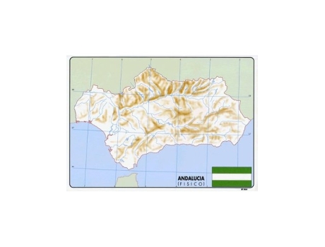 Livro Paq/50 Mapas Andalucia Fisico Mudos De Desconocido (espanhol)