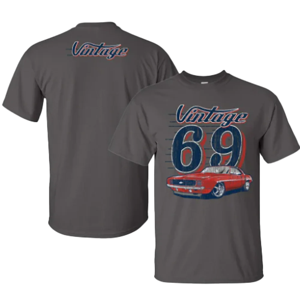 Vintage Camaro 69’ T-shirt Unisex Rockinstone Size:xl