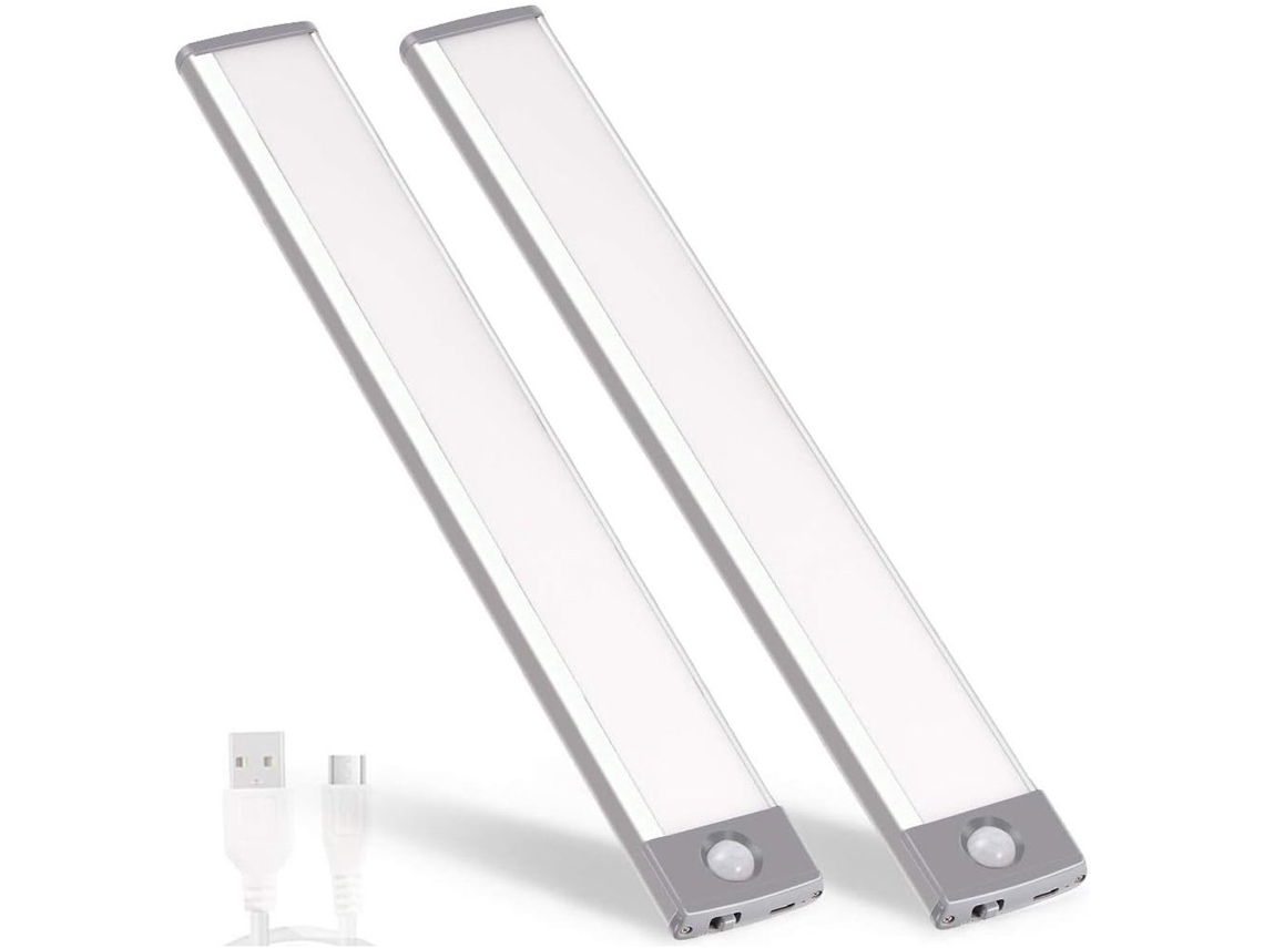 Luz Led Sensor de Movimento 2 Uts, Cabo Sin, Armário ZYBLSSBB