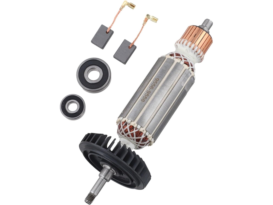 Conjunto De Peças Para Esmerilhadeira Angular Com Rotor Confiável, Compatível Com Diversos Modelos Populares, Incluindo