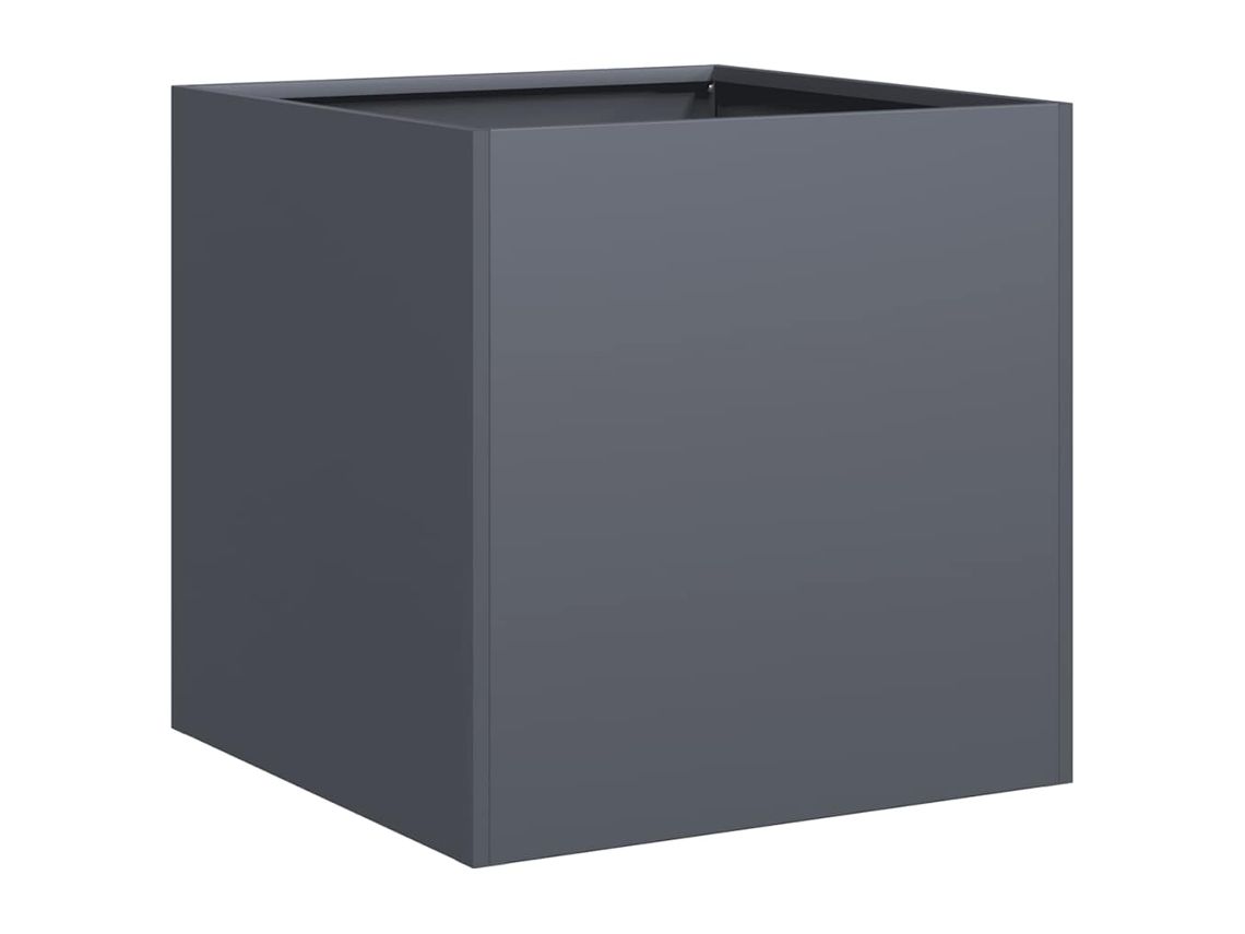 Planter, Planters Vidaxl Antracite Aço (40 X 40 X 40 Cm)