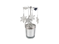 Luminária De Metal Aromática Giratória Anti Vento