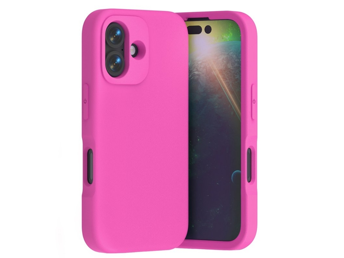 Capa Para Iphone 17 À Prova De Choque Em Eva - Rosa