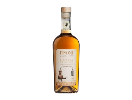 Aguardente Grappa PISONI Barricata Trentin Gewürztraminer (0.7 L - 1 Unidade)