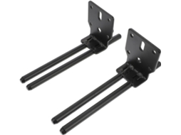 Gadpiparty Conjunto Com 2 Pés De Metal Resistentes E Duráveis Para Móveis, Ideais Para Sofá, Armário E Mesa De Centro