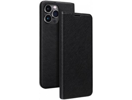 Capa Fólio Aba Proteção para iPhone 15 Pro Max BIGBEN CONNECTED Pele Preto