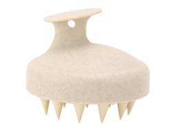 Escova De Massagem Para Cabelo E Scalp Silicone Portátil Lavagem De Cabelo Exfoliante Cinza