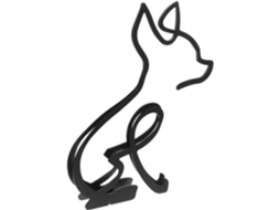 Moderna De Cachorro Em Metal, Decoração Compacta Para Casa, Ornamento Artístico Simples Em Forma De Cachorro, Acessório Gokoco