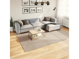Vidaxl Tapete Pelo Curto Macio E Lavável Huarte 200x280 Cm Cor Areia