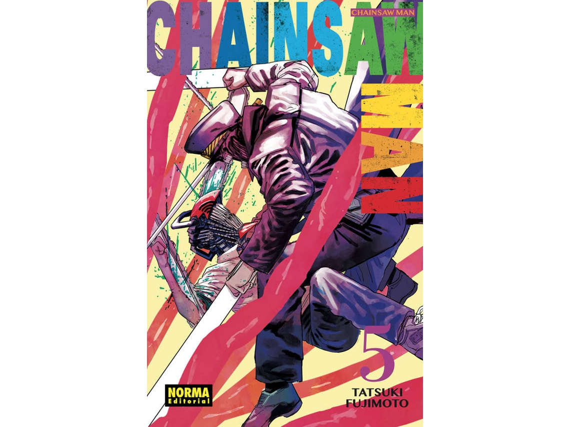 Livro Chainsaw Man 5 de Tatsuki Fujmoto (Espanhol)